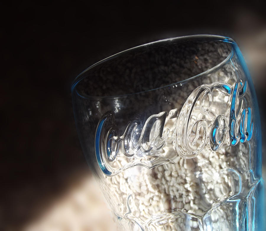 Blue Coca Cola Glass Photograph By Robin Cox Pixels