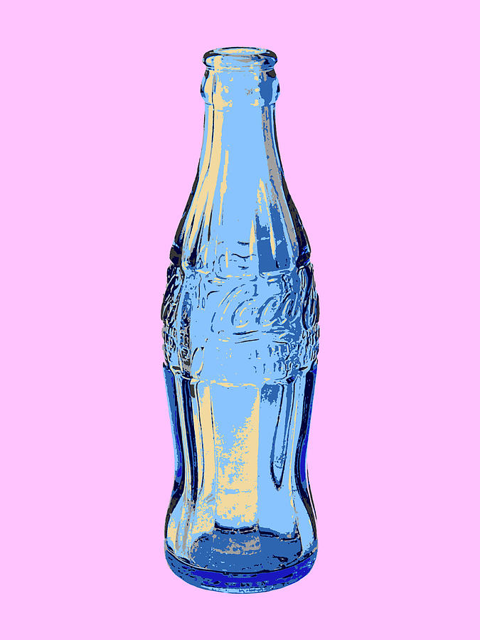 Blue Coke Bottle Photograph by Dominic Piperata