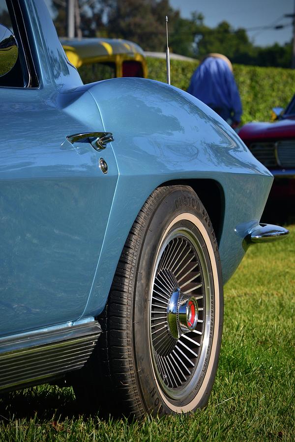 Blue Corvette Fender Photograph