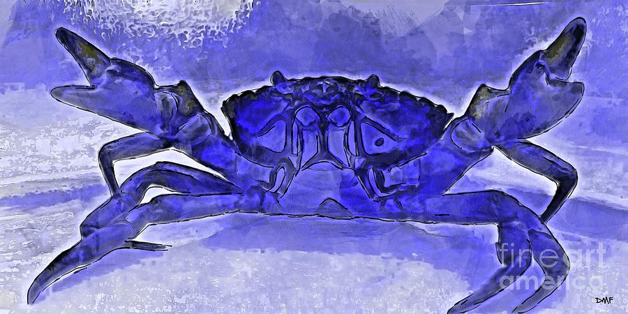 Blue Crab Digital Art by Dragica Micki Fortuna