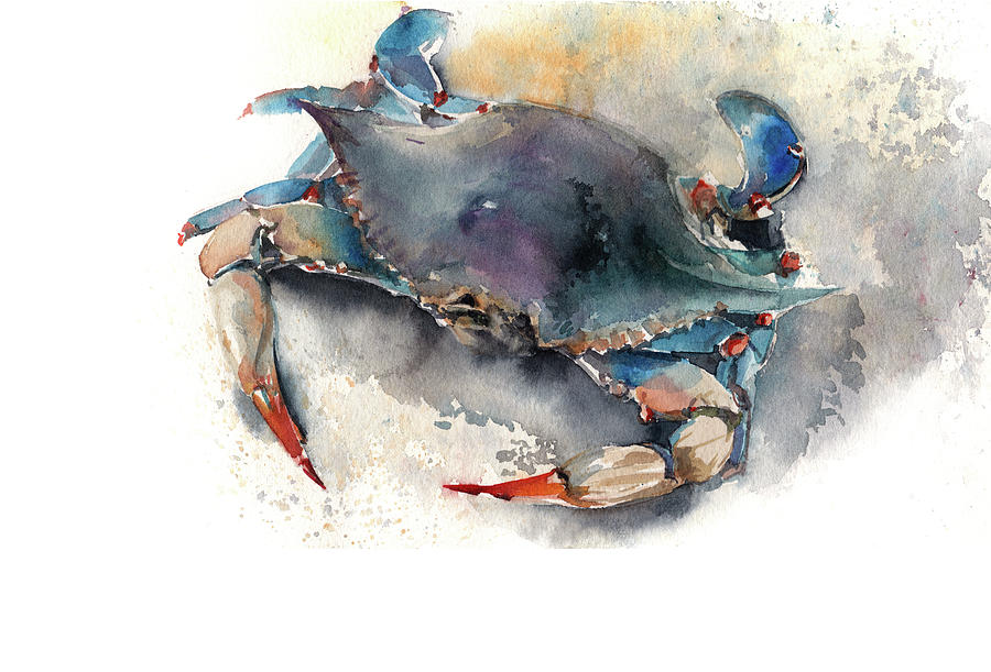 Blue Crab Painting - Blue Crab by Sophia Rodionov