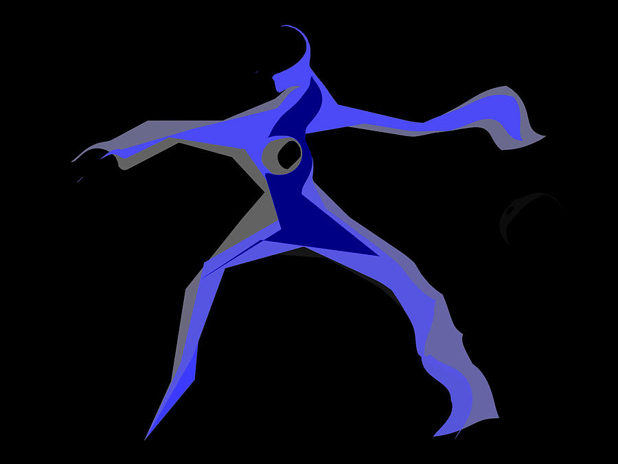 Blue Dancer II Digital Art by James Granberry