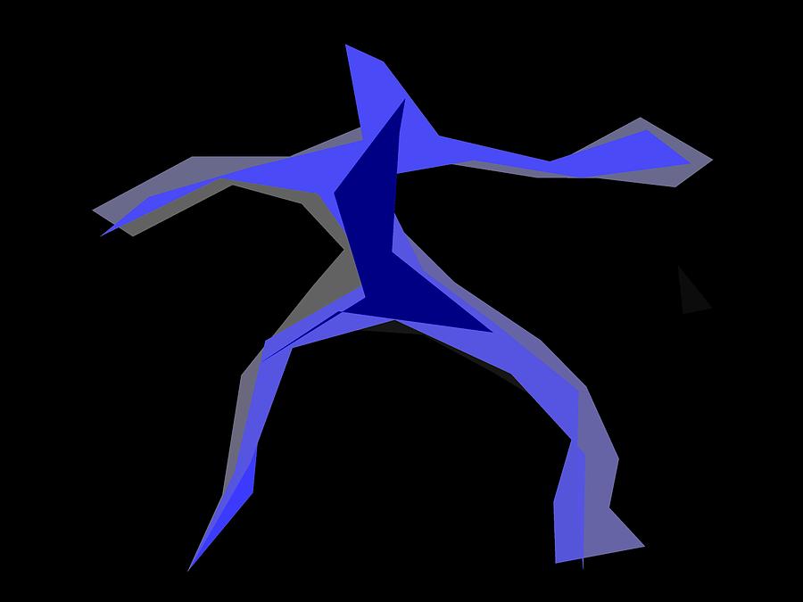 Blue Dancer Digital Art by James Granberry