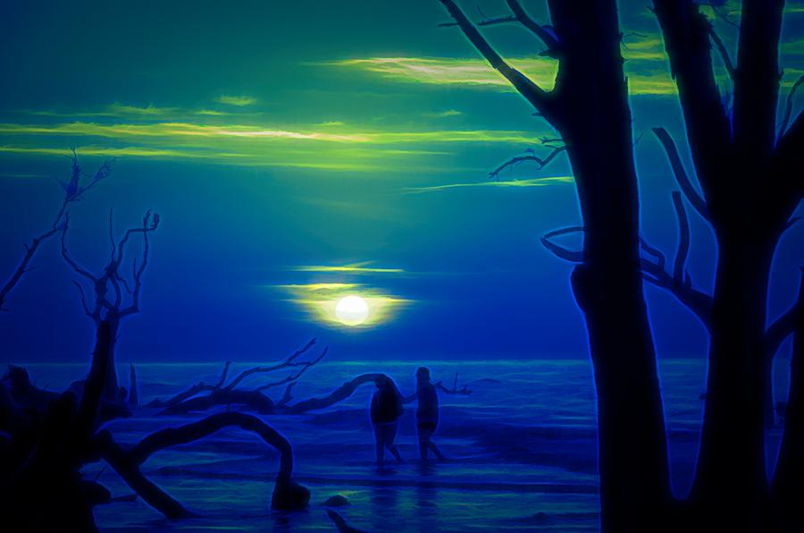 Blue Dawn Digital Art by Jim Cook