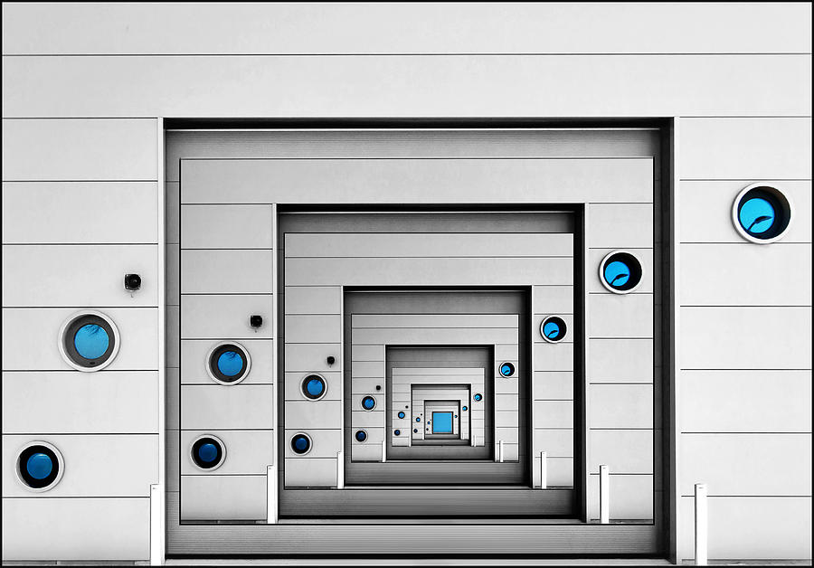 Architecture Photograph - Blue Desire by Henk Van Maastricht