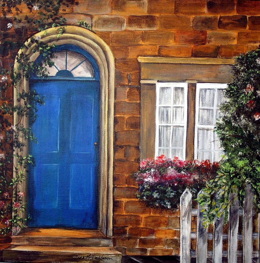 Blue Door 2 Painting by AMD Dickinson