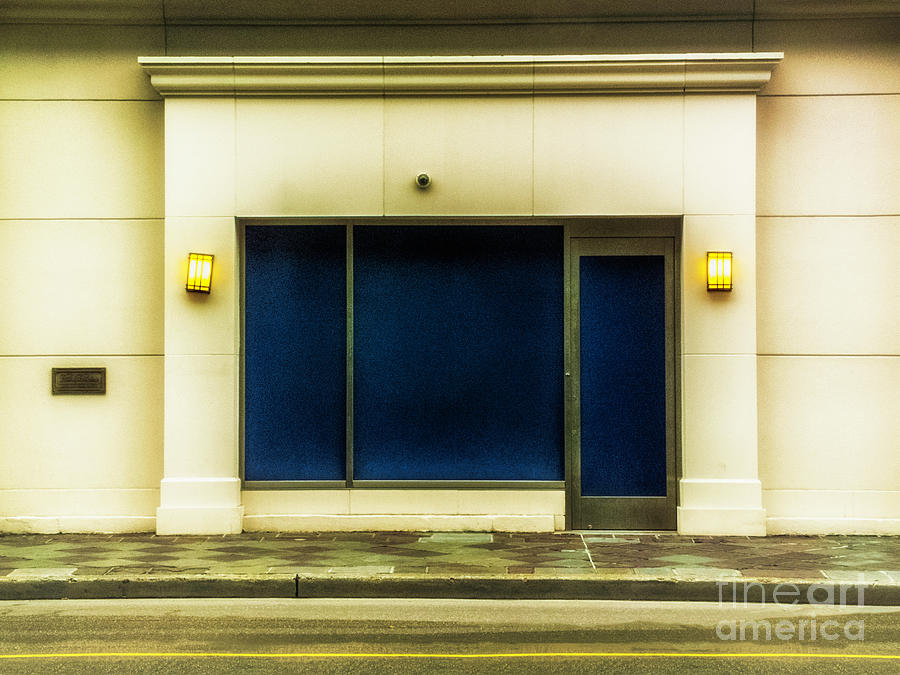 Blue Door And Windowa Photograph by Frances Ann Hattier