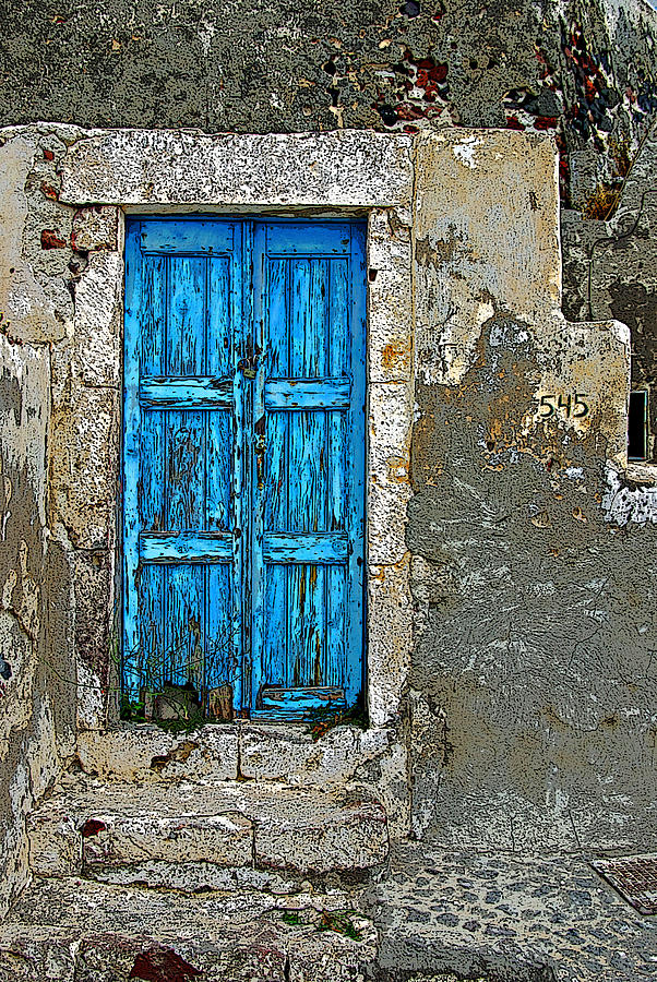 Blue Door At 545 Photograph by Rich Walter