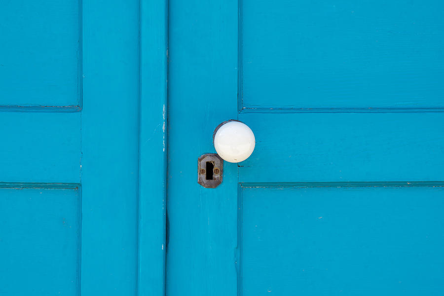 Blue Door Photograph by Derek Dean