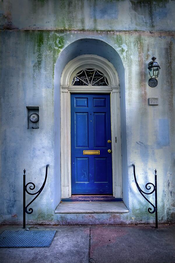 Blue Door Photograph by Harriet Feagin