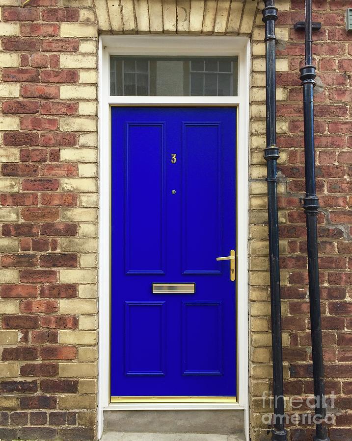 Blue Door Number 3 Photograph by Suzanne Lorenz