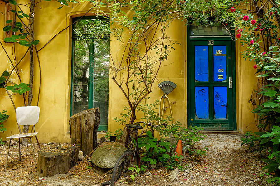 Blue Door Photograph by Uri Baruch
