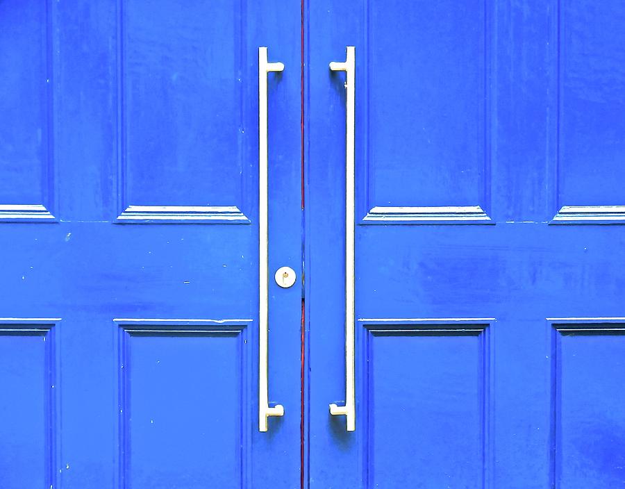 Blue Doors Photograph by Stephanie Moore