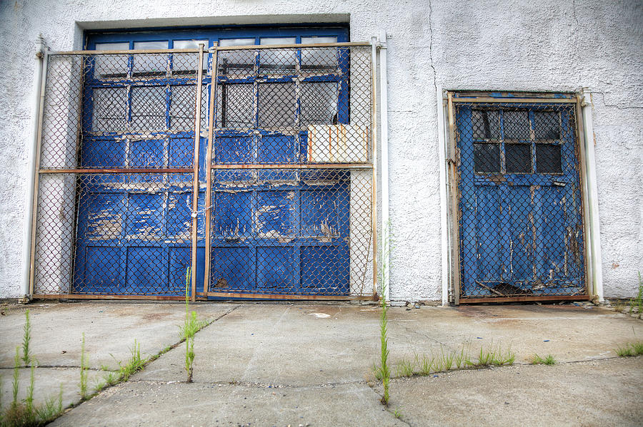 Blue Doors Photograph by Steve Gravano