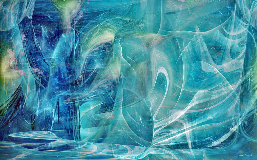 Blue Dream Digital Art by Linda Sannuti