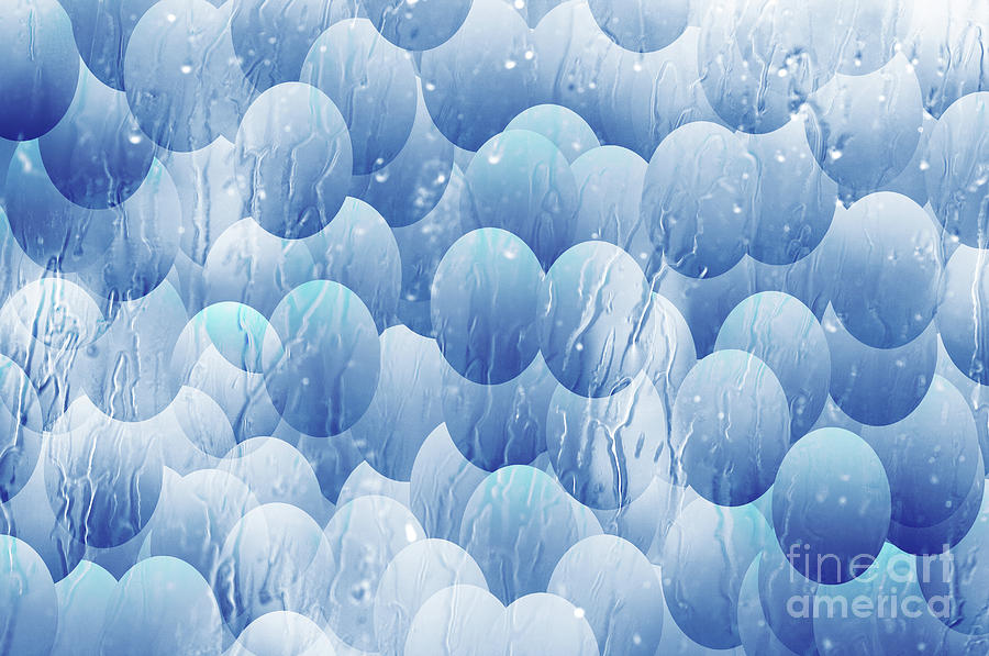 Blue eggs - abstract background Photograph by Michal Boubin