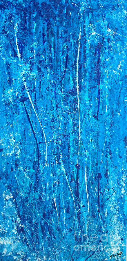 Blue Emotions Mixed Media by TyaGem Creation