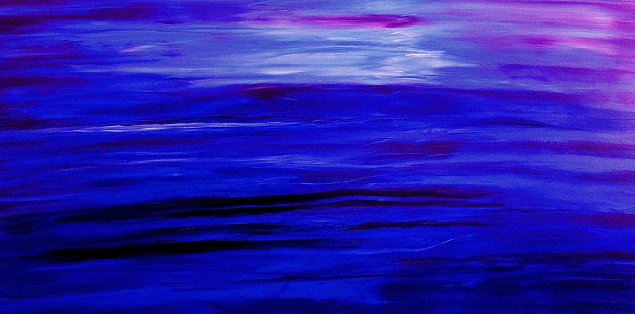 Blue Enigma #3 Painting by James Dunbar