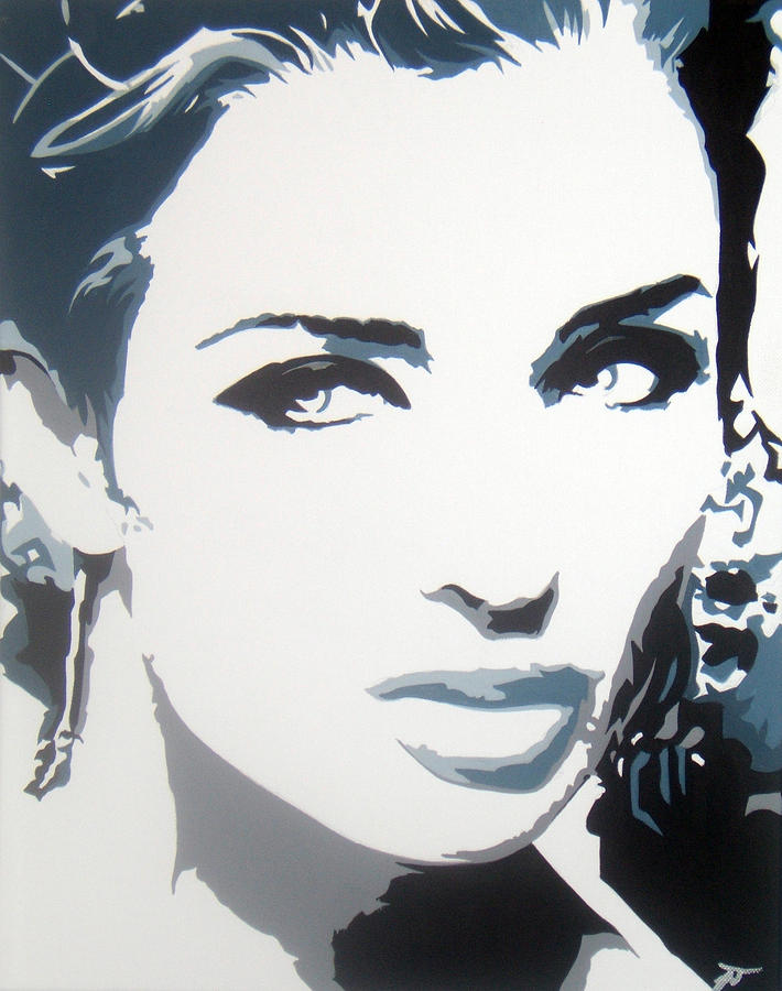 Women Painting - Blue Eyes by Michael James Toomy Women Painting - Blue Eyes by Michael James Toomy