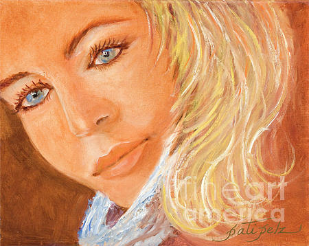 Blue Eyes Painting by Pati Pelz