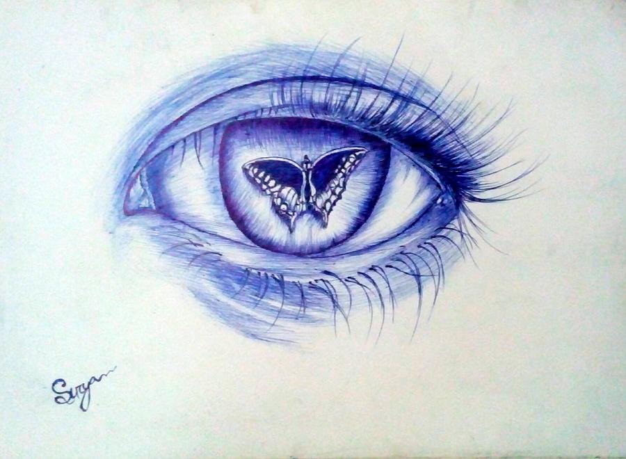 blue eyes drawing by surya das blue eyes by surya das