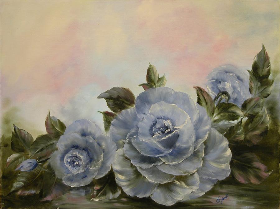 Blue Fantasy Painting by Joni McPherson