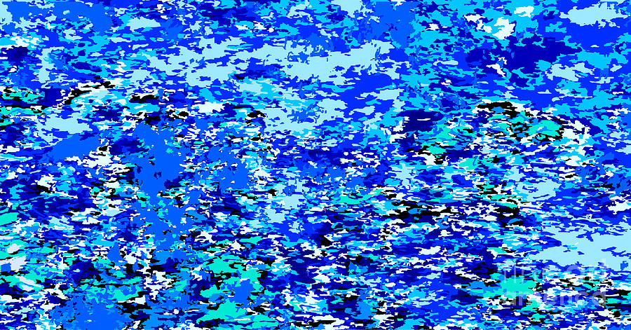Blue Flames Background Digital Art by Bigalbaloo Stock - Pixels