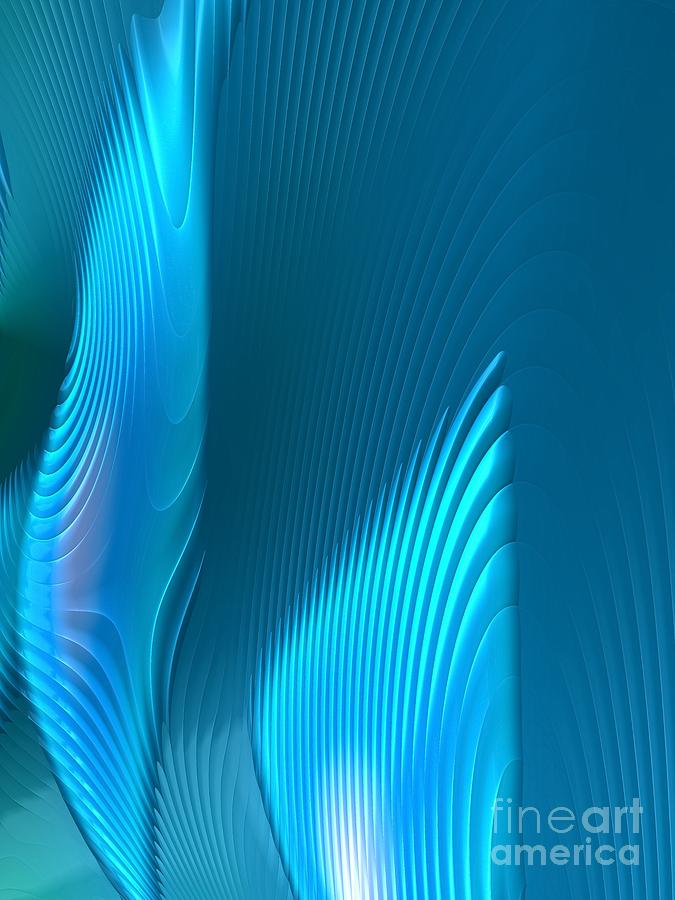 Blue Foils Digital Art