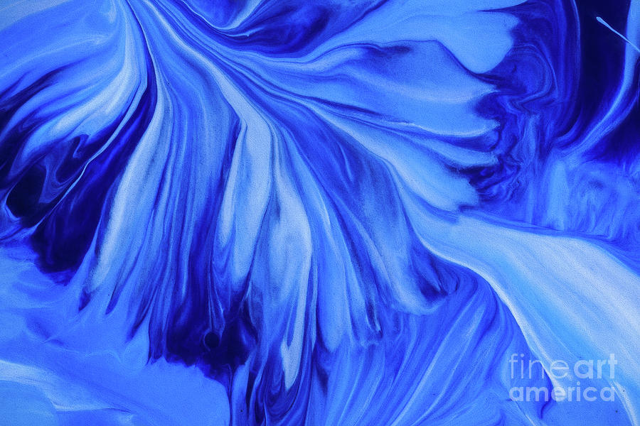 Blue for One Painting by Patti Schulze