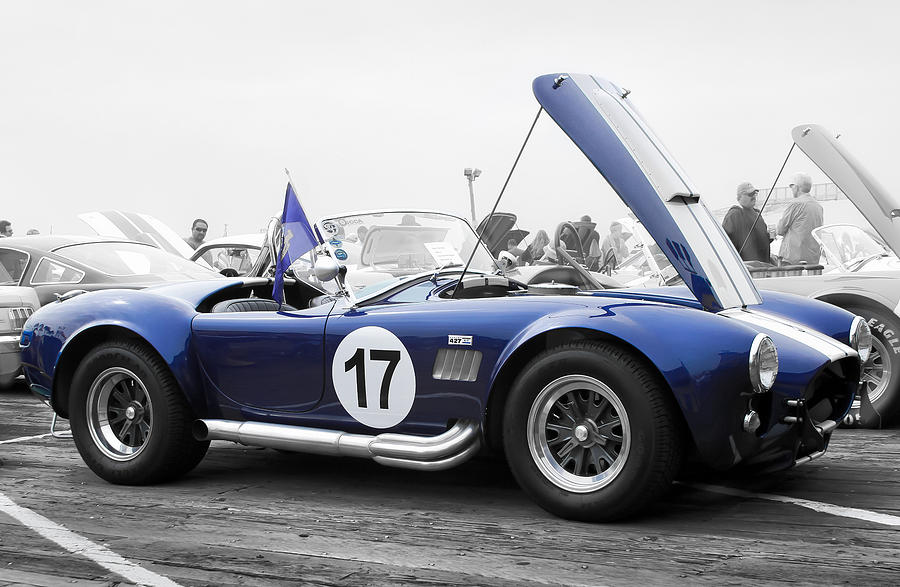 Blue Ford Cobra Photograph by Gene Parks