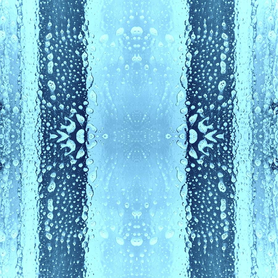 Brandi Fitzgerald Digital Art - Blue Geometric Bars And Bubbles by Brandi Fitzgerald Brandi Fitzgerald Digital Art - Blue Geometric Bars And Bubbles by Brandi Fitzgerald