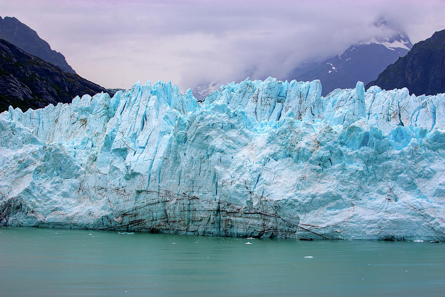 Blue Glacier Photograph by Anthony Jones