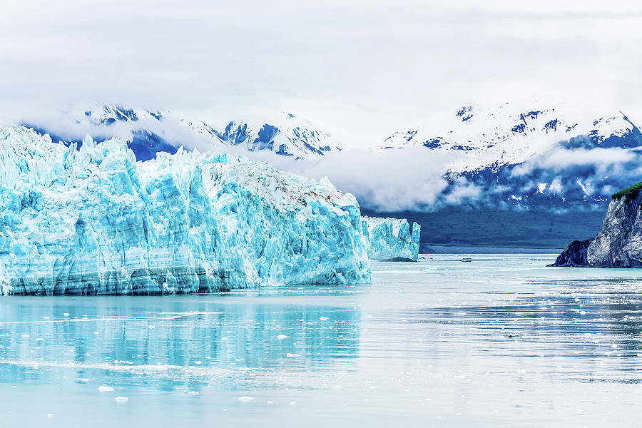 Blue Glacier Photograph by Darryl Brooks
