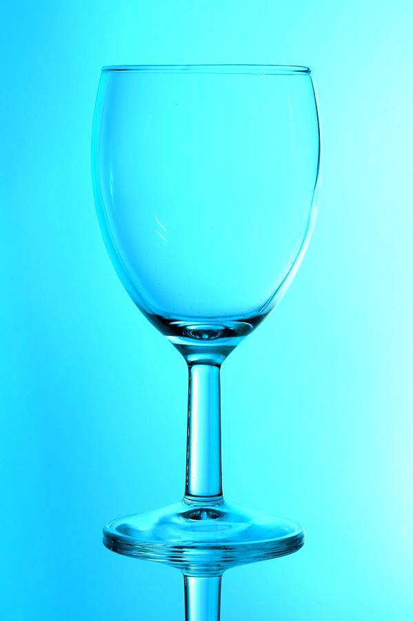 Blue Glass Photograph by Keith Hawley