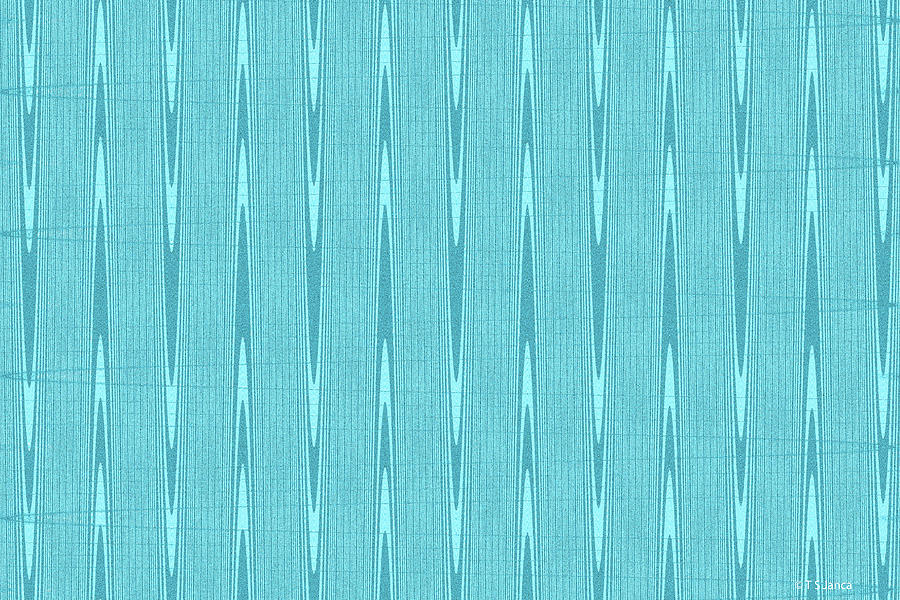 Blue Green Janca Abstract Panel #1151ew1ab Digital Art by Tom Janca