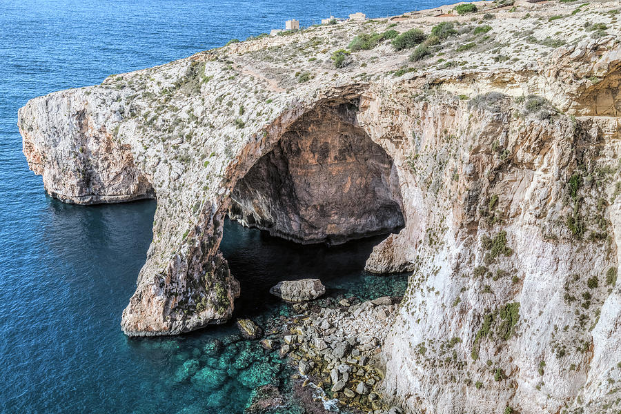 Blue Grotto - Malta Photograph by Joana Kruse