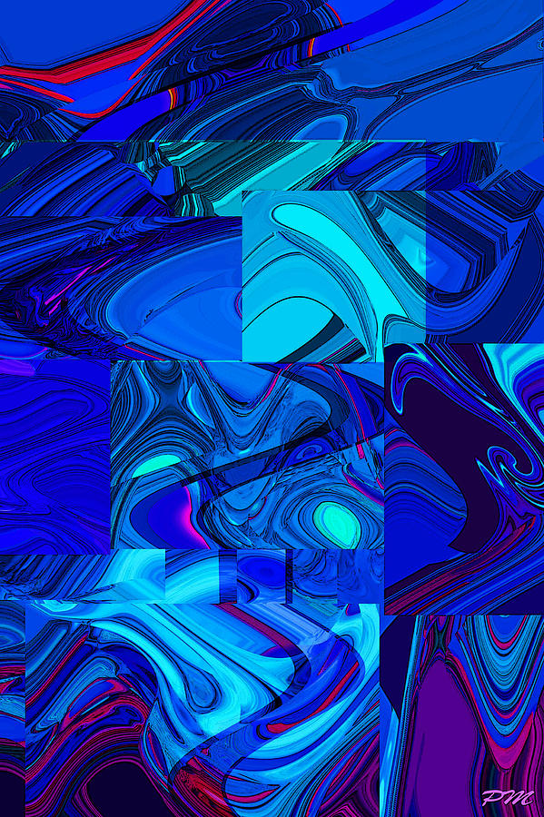 Blue Hathor Digital Art by Phillip Mossbarger