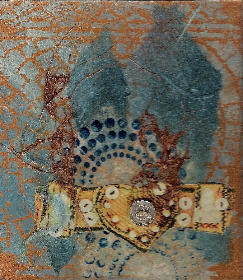 Mixed Media Mixed Media - Blue Heart by Tara Milliken Mixed Media Mixed Media - Blue Heart by Tara Milliken