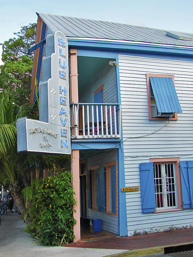 Blue Heaven Restaurant - Key west Photograph by Bob Slitzan