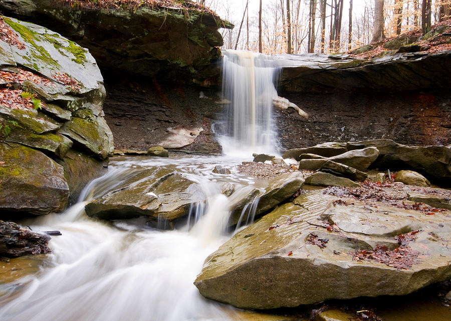 Blue Hen Falls Photograph by Tim Fitzwater