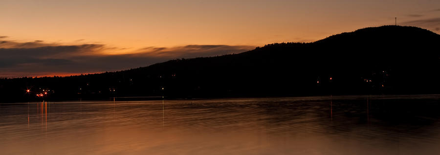 Blue Hill Mountain Sunset Photograph by Greg DeBeck