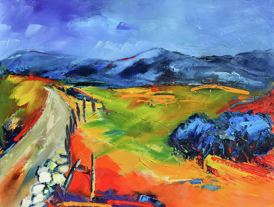 Blue Hills By Elise Palmigiani Painting