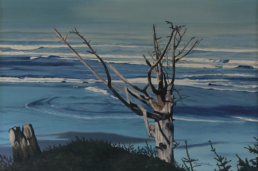 Blue Horizon Painting by Phil Chadwick
