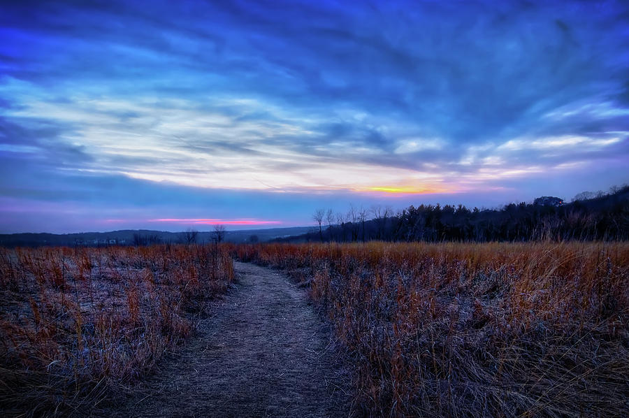 Blue Hour after Sunset at Retzer Nature Center Photograph by Jennifer Rondinelli Reilly - Fine Art Photography