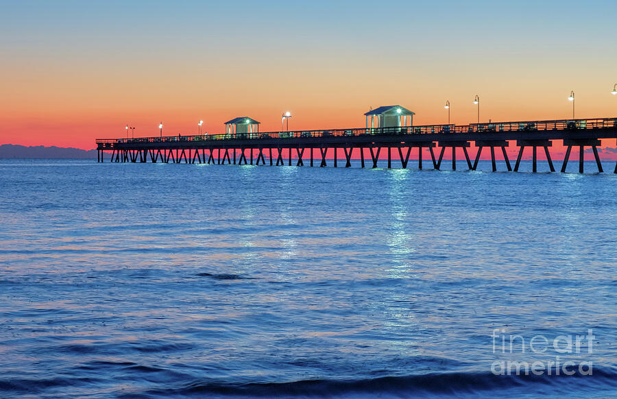 Blue Hour At Ocean View Pier Photograph