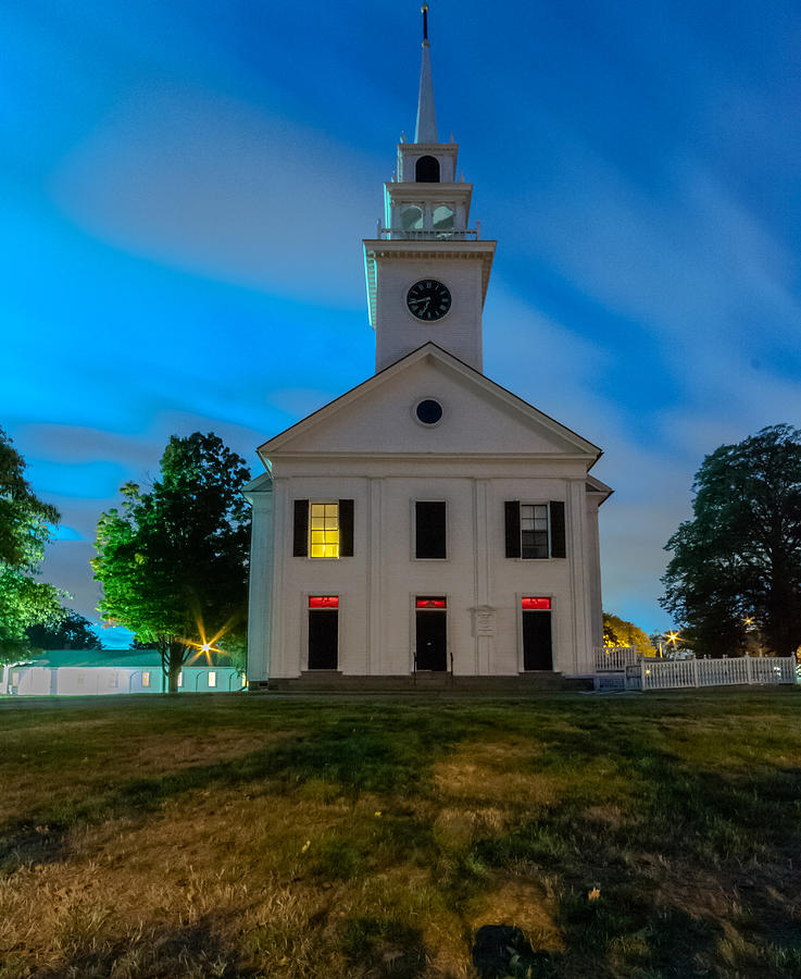 Blue Hour at the Church Photograph by Brian MacLean