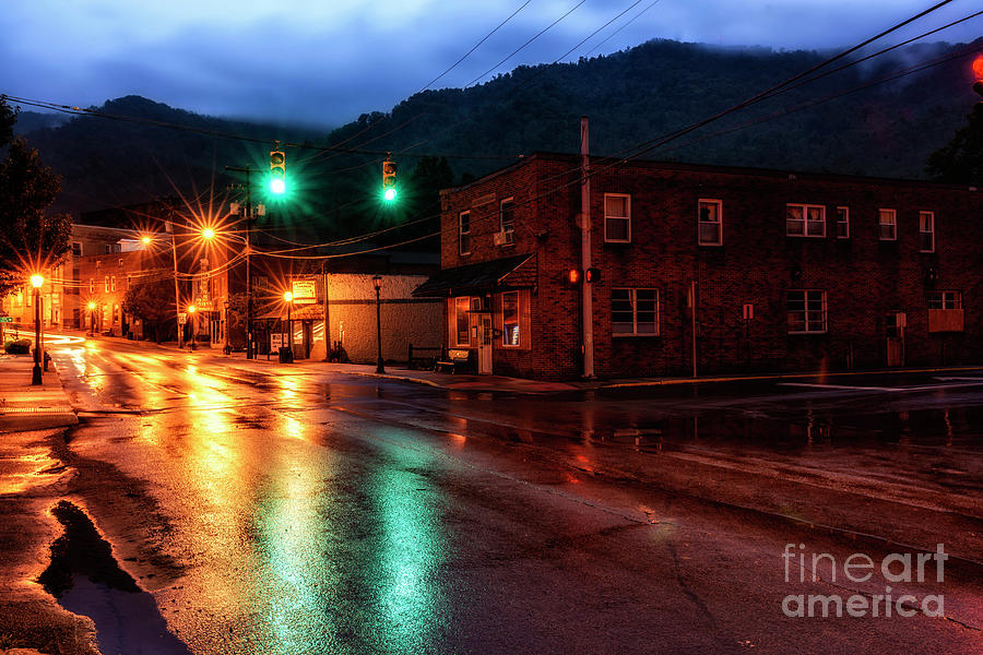 Blue Hour in Webster Springs Photograph by Thomas R Fletcher