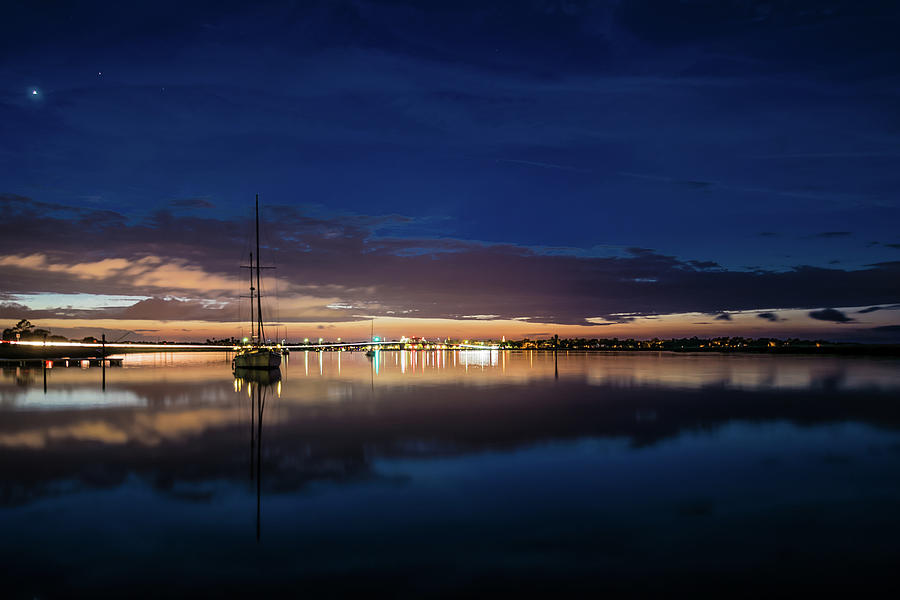 Sunset Photograph - Blue Hour  by Nate Rosso
