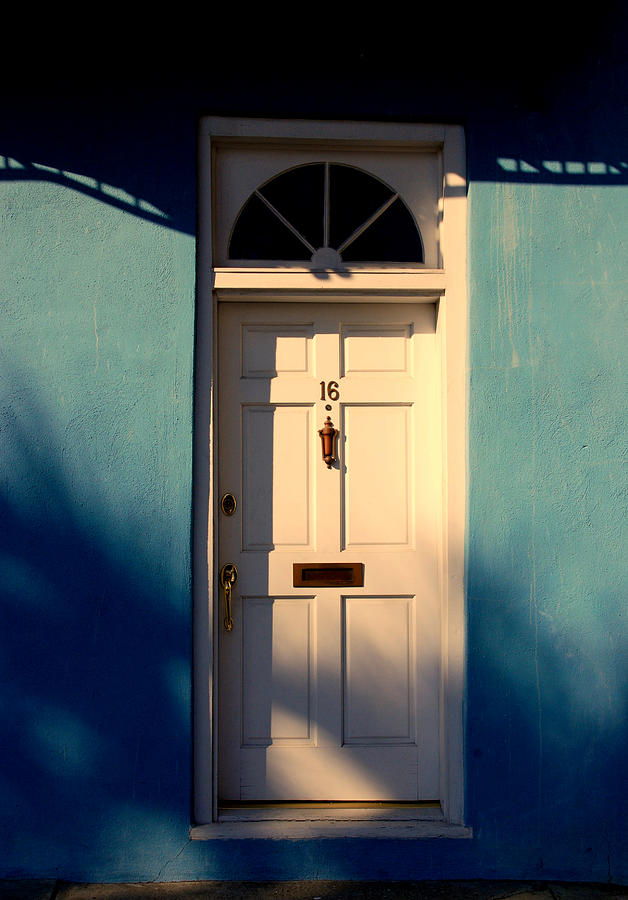 Blue House Door Photograph by Susanne Van Hulst