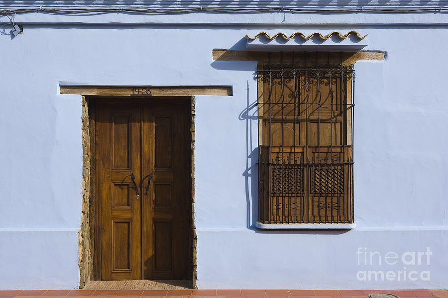 Blue House Photograph by Juan Silva